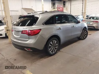 2016 Acura MDX w/Tech with VIN 5FRYD4H49GB033918, listed as a IAAI auction lot 41324182 with 181,244 mi miles. Bid and sale history available at carsss.com. Image 4.