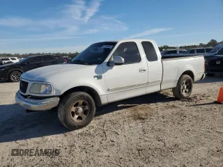 2002 Ford F-150 XL with VIN 1FTRX17WX2NA81744, listed as a Copart auction lot 47966605 with 234,355 mi miles and Salvage Title. Bid and sale history available at carsss.com. Image 1.
