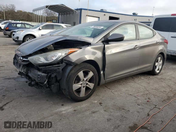2013 Hyundai Elantra Limited with VIN 5NPDH4AE5DH356402, listed as a Copart auction lot 49293705 with 222,868 mi miles and Salvage Title. Bid and sale history available at DreamBid. Image 1.