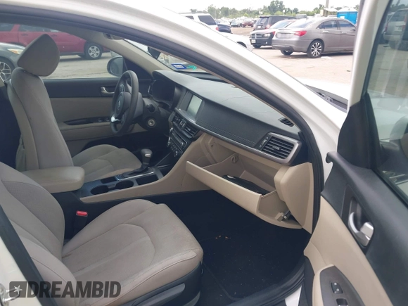 2018 Kia Optima S with VIN 5XXGT4L32JG184893, listed as a IAAI auction lot 42680521 with 55,225 mi miles and . Bid and sale history available at DreamBid. Image 5.