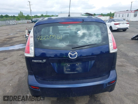2010 Mazda 5 Sport with VIN JM1CR2W31A0364476, listed as a IAAI auction lot 42220961 with 177,885 mi miles and . Bid and sale history available at DreamBid. Image 16.