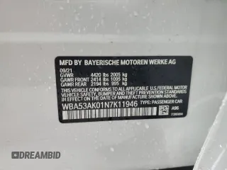 2022 BMW 2 Series 228i z VIN WBA53AK01N7K11946, wystawiony jako Copart lot #87630765 z przebiegiem 52 013 mil mil oraz Szkoda całkowita • Salvage title. Historia ofert i sprzedaży dostępna na DreamBid. Obrazek 14.