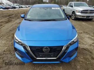 2020 Nissan Sentra SV with VIN 3N1AB8CV9LY283368, listed as a Copart auction lot 47081485 with 17,266 mi miles and Salvage Title. Bid and sale history available at carsss.com. Image 5.