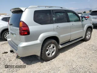 2005 Lexus GX 470 with VIN JTJBT20X150078140, listed as a Copart auction lot 62529784 with 176,212 mi miles and Salvage Title. Bid and sale history available at carsss.com. Image 3.