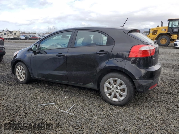 2015 Kia Rio LX with VIN KNADM5A30F6509794, listed as a Copart auction lot 46906075 with 80,546 mi miles and Clean Title. Bid and sale history available at carsss.com. Image 2.