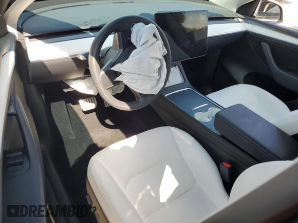 2023 Tesla Model Y Performance with VIN 7SAYGDEF0PF832570, listed as a Copart auction lot 51141415 with Not Provided miles and Non Repairable. Bid and sale history available at DreamBid. Image 8.