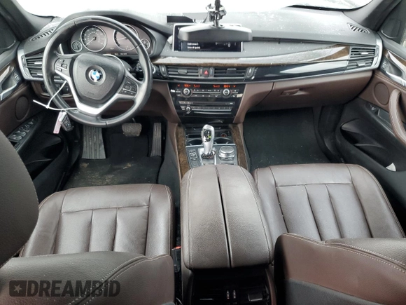 2017 BMW X5 sDrive35i with VIN 5UXKR2C34H0X06639, listed as a Copart auction lot 48998345 with 94,908 mi miles and Salvage Title. Bid and sale history available at carsss.com. Image 8.