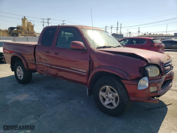 2001 Toyota Tundra Ltd with VIN 5TBRT38191S158339, listed as a Copart auction lot 73721464 with 194,710 mi miles and Salvage Title. Bid and sale history available at carsss.com. Image 4.
