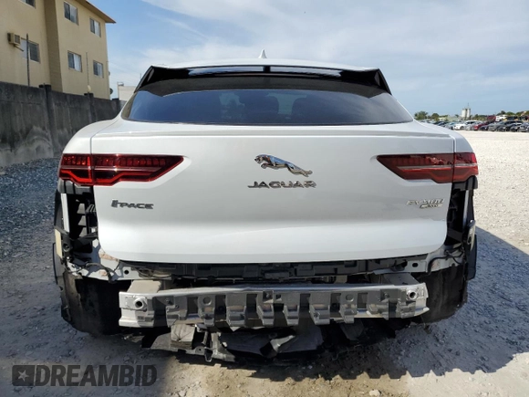 2020 Jaguar I-Pace HSE with VIN SADHD2S16L1F85682, listed as a Copart auction lot 87034314 with 28,139 mi miles and Non repairable. Bid and sale history available at DreamBid. Image 6.