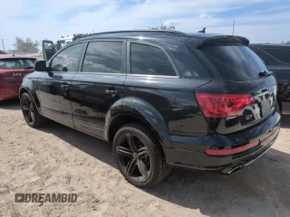 2015 Audi Q7 3.0T S line Prestige with VIN WA1DGBFE1FD011144, listed as a Copart auction lot 76687244 with 70,709 mi miles and Non Repairable. Bid and sale history available at carsss.com. Image 2.