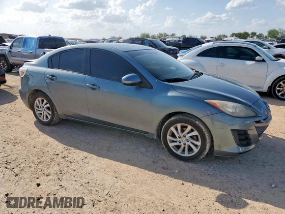 2012 Mazda 3 i Touring with VIN JM1BL1V72C1692756, listed as a Copart auction lot 62312215 with 220,081 mi miles and Salvage title. Bid and sale history available at DreamBid. Image 4.