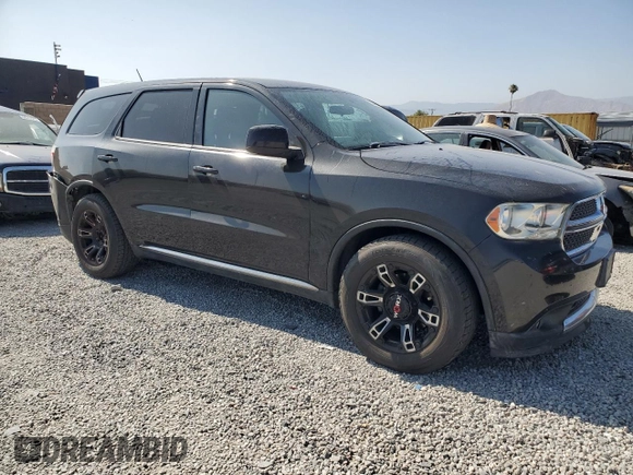 2013 Dodge Durango SXT with VIN 1C4RDHAG4DC687624, listed as a Copart auction lot 62344265 with 157,214 mi miles and Salvage title. Bid and sale history available at DreamBid. Image 4.