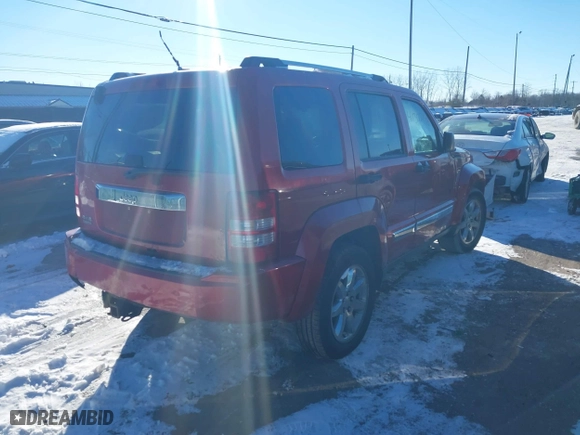 2009 Jeep Liberty Limited with VIN 1J8GN58K79W504373, listed as a IAAI auction lot 41305148 with 137,435 mi miles. Bid and sale history available at carsss.com. Image 4.