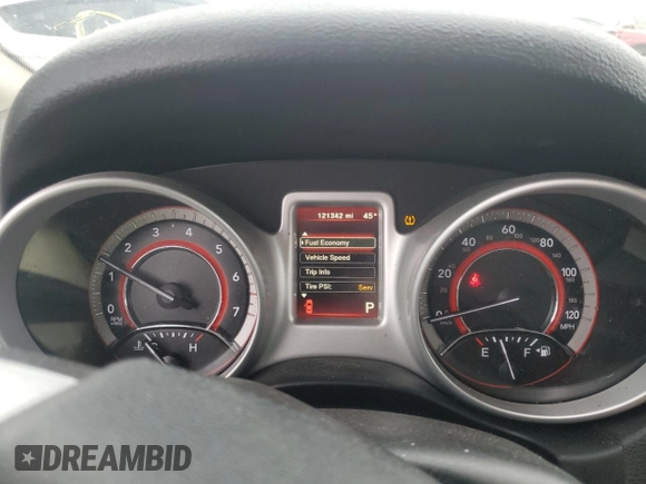 2018 Dodge Journey SE with VIN 3C4PDCAB6JT520826, listed as a Copart auction lot 86358084 with 121,342 mi miles and Clean Title. Bid and sale history available at carsss.com. Image 9.