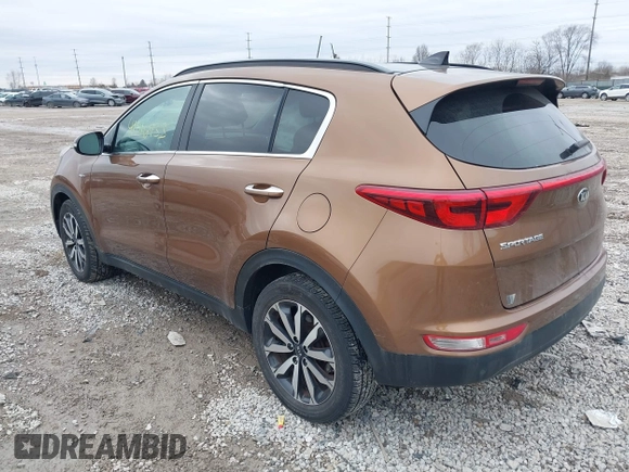 2019 Kia Sportage EX with VIN KNDPNCAC6K7532230, listed as a IAAI auction lot 41516933 with 98,819 mi miles. Bid and sale history available at carsss.com. Image 3.