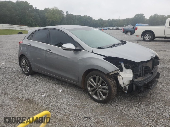 2016 Hyundai Elantra GT with VIN KMHD35LH5GU270850, listed as a Copart auction lot 72703084 with 58,047 mi miles and Salvage Title. Bid and sale history available at carsss.com. Image 4.