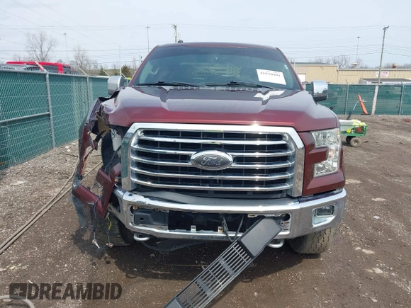 2016 Ford F-150 XLT with VIN 1FTEW1EF2GFD23058, listed as a IAAI auction lot 41930401 with 133,832 mi miles and . Bid and sale history available at carsss.com. Image 12.