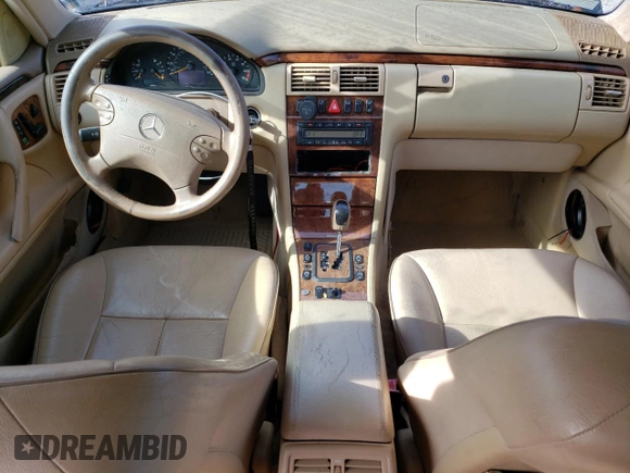 2002 Mercedes-Benz E-Class with VIN WDBJF65J62B449731, listed as a Copart auction lot 41683715 with 178,877 mi miles and Salvage Title. Bid and sale history available at carsss.com. Image 8.