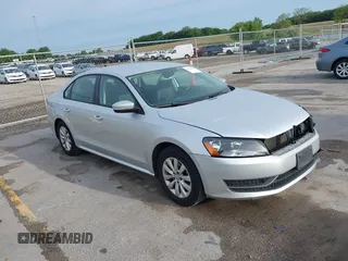 2014 Volkswagen Passat Wolfsburg Edition with VIN 1VWAS7A32EC112849, listed as a IAAI auction lot 42528942 with 89,374 mi miles and . Bid and sale history available at DreamBid. Image 1.