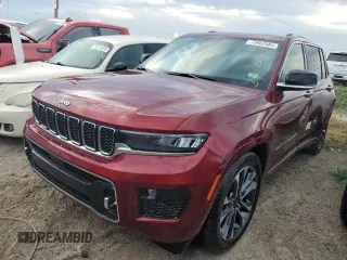 2024 Jeep Grand Cherokee Overland with VIN 1C4RJHDG2RC706957, listed as a Copart auction lot 73962984 with 0 mi miles and Non Repairable. Bid and sale history available at carsss.com. Image 1.