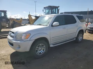 2005 Toyota Sequoia Limited with VIN 5TDBT48A55S240444, listed as a Copart auction lot 52815205 with 287,241 mi miles and Salvage Title. Bid and sale history available at DreamBid. Image 1.