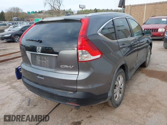 2012 Honda CR-V EX-L with VIN 2HKRM3H71CH510251, listed as a IAAI auction lot 41898899 with 125,017 mi miles and . Bid and sale history available at carsss.com. Image 4.