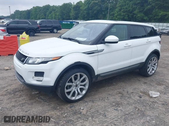 2015 Land Rover Range Rover Evoque Pure Plus with VIN SALVP2BG0FH016709, listed as a IAAI auction lot 42404386 with 84,281 mi miles and . Bid and sale history available at DreamBid. Image 2.