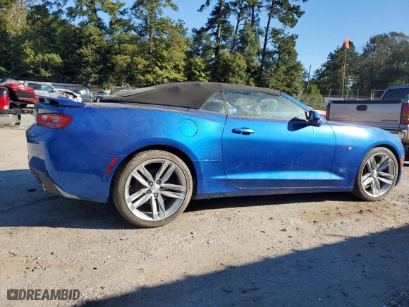 2018 Chevrolet Camaro 1LT with VIN 1G1FB3DS6J0157382, listed as a Copart auction lot 72649734 with 55,797 mi miles and Salvage Title. Bid and sale history available at carsss.com. Image 3.