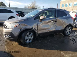 2013 Buick Encore Leather with VIN KL4CJCSB2DB081047, listed as a Copart auction lot 48324145 with 147,767 mi miles and Salvage Title. Bid and sale history available at carsss.com. Image 1.