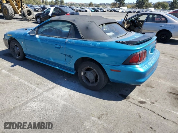 1994 Ford Mustang with VIN 1FALP4444RF217094, listed as a Copart auction lot 69067124 with 188,657 mi miles and Clean title. Bid and sale history available at DreamBid. Image 2.