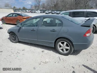 2010 Honda Civic Sdn DX-VP with VIN 2HGFA1F33AH526121, listed as a Copart auction lot 47438955 with 267,712 mi miles and Salvage Title. Bid and sale history available at carsss.com. Image 2.