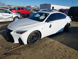 2023 Lexus IS with VIN JTHGZ1B24P5062750, listed as a IAAI auction lot 41336804 with 20,259 mi miles. Bid and sale history available at carsss.com. Image 18.
