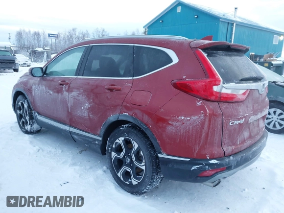 2018 Honda CR-V Touring with VIN 5J6RW1H95JL006062, listed as a IAAI auction lot 41072002 with 50,930 mi miles and . Bid and sale history available at DreamBid. Image 3.