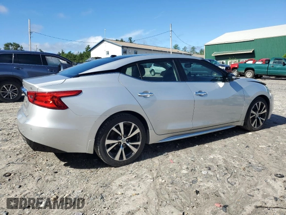 2017 Nissan Maxima SV with VIN 1N4AA6AP7HC432441, listed as a Copart auction lot 67828824 with 87,594 mi miles and Salvage title. Bid and sale history available at DreamBid. Image 3.