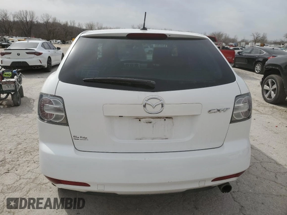2011 Mazda CX-7 i Touring with VIN JM3ER2C55B0364522, listed as a Copart auction lot 50039145 with 161,477 mi miles and Salvage Title. Bid and sale history available at DreamBid. Image 6.