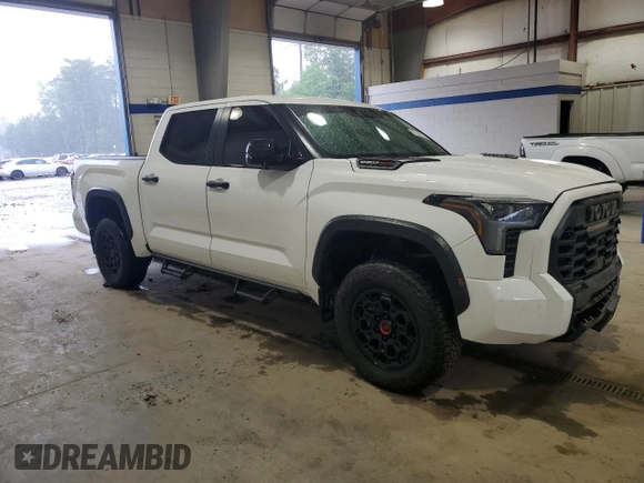 2024 Toyota Tundra TRD Pro Hybrid with VIN 5TFPC5DB7RX081484, listed as a Copart auction lot 57246415 with 12,819 mi miles and Salvage title. Bid and sale history available at DreamBid. Image 4.