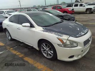 2010 Nissan Maxima 3.5 SV w/Premium Pkg with VIN 1N4AA5AP1AC845746, listed as a IAAI auction lot 38332832 with 180,429 mi miles. Bid and sale history available at carsss.com. Image 1.
