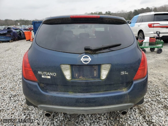 2003 Nissan Murano SL with VIN JN8AZ08T83W117176, listed as a Copart auction lot 46099505 with 101,303 mi miles and Clean Title. Bid and sale history available at carsss.com. Image 6.