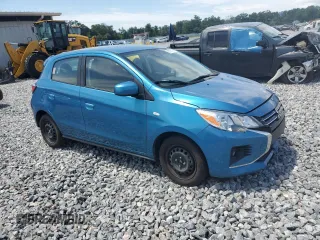 2022 Mitsubishi Mirage ES with VIN ML32AUHJ6NH001093, listed as a Copart auction lot 60275145 with 51,061 mi miles and Salvage title. Bid and sale history available at DreamBid. Image 4.