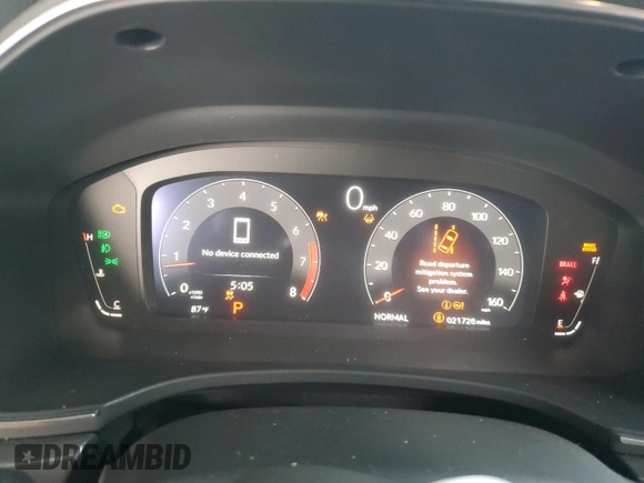 2024 Acura Integra Technology with VIN 19UDE4H62RA009214, listed as a Copart auction lot 52112185 with 21,728 mi miles and Salvage title. Bid and sale history available at DreamBid. Image 9.