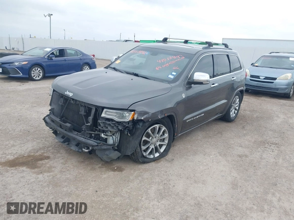 2015 Jeep Grand Cherokee Overland with VIN 1C4RJFCT3FC131122, listed as a IAAI auction lot 41513892 with 125,765 mi miles. Bid and sale history available at carsss.com. Image 17.