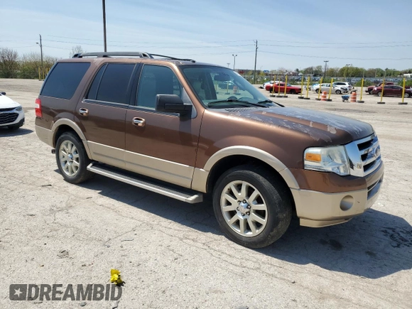 2011 Ford Expedition XLT z VIN 1FMJU1H55BEF34210, wystawiony jako Copart lot #54511145 z przebiegiem 153 695 mil mil oraz Czysty tytuł • Clean title. Historia ofert i sprzedaży dostępna na DreamBid. Obrazek 4.