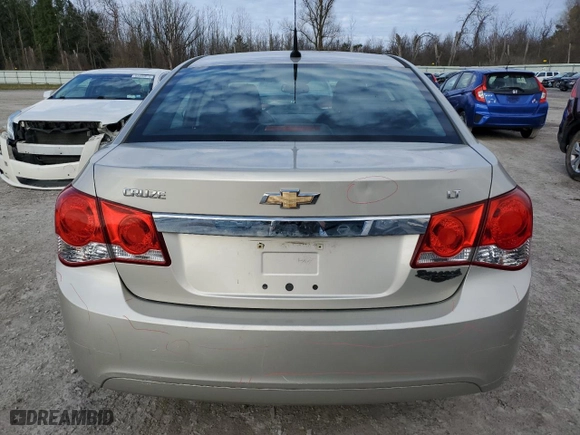 2014 Chevrolet Cruze 1LT with VIN 1G1PC5SB3E7441663, listed as a Copart auction lot 53157435 with 49,667 mi miles and Salvage Title. Bid and sale history available at carsss.com. Image 6.