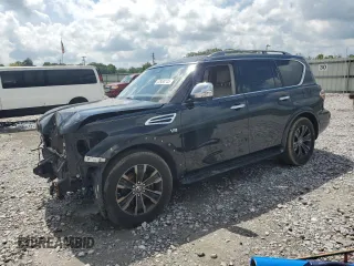 2019 Nissan Armada Platinum with VIN JN8AY2NF9K9351109, listed as a Copart auction lot 60936745 with Not provided miles and Salvage title. Bid and sale history available at DreamBid. Image 1.