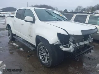 2021 Chevrolet Colorado 4WD Work Truck with VIN 1GCGTBEN5M1291133, listed as a IAAI auction lot 41562636 with 102,721 mi miles. Bid and sale history available at carsss.com. Image 1.