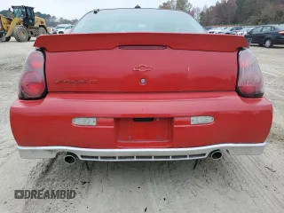 2003 Chevrolet Monte Carlo SS with VIN 2G1WX12K339295897, listed as a Copart auction lot 81652304 with 0 mi miles and Clean Title. Bid and sale history available at carsss.com. Image 6.