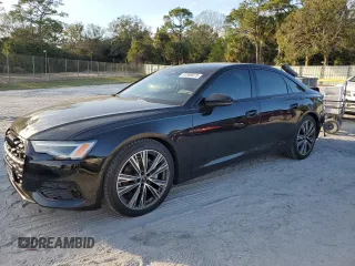 2024 Audi A6 Premium Plus with VIN WAUE3BF24RN029600, listed as a Copart auction lot 41593075 with Not Provided miles and Salvage Title. Bid and sale history available at DreamBid. Image 1.