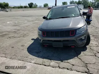 2018 Jeep Compass Trailhawk z VIN 3C4NJDDB0JT130449, wystawiony jako Copart lot #57486015 z przebiegiem 87 318 mil mil oraz Szkoda całkowita • Salvage title. Historia ofert i sprzedaży dostępna na DreamBid. Obrazek 15.