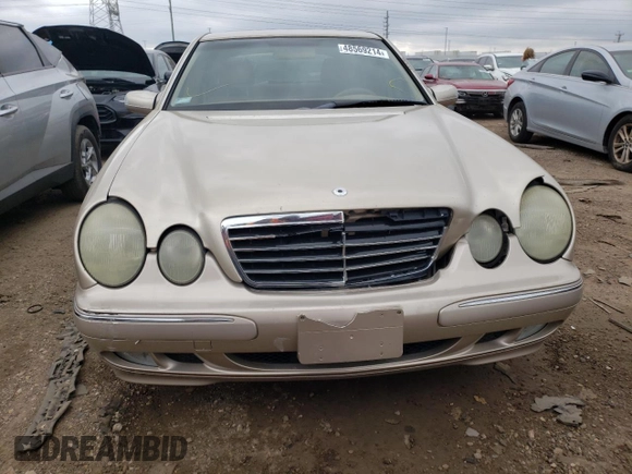 2002 Mercedes-Benz E-Class with VIN WDBJF65J12B463150, listed as a Copart auction lot 74434654 with 215,883 mi miles and Salvage Title. Bid and sale history available at carsss.com. Image 5.