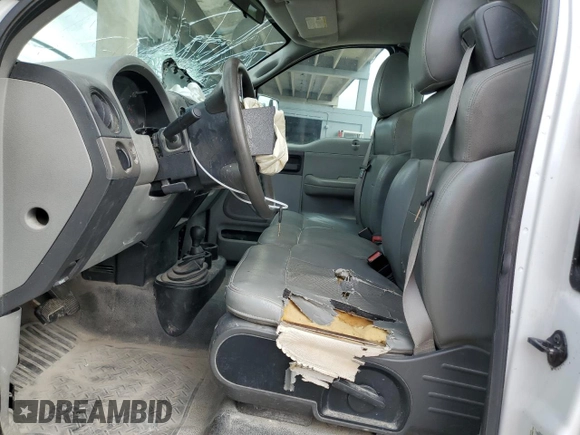 2005 Ford F-150 XL with VIN 1FTRF14WX5NA45001, listed as a Copart auction lot 77180384 with 367,053 mi miles and Salvage Title. Bid and sale history available at carsss.com. Image 7.